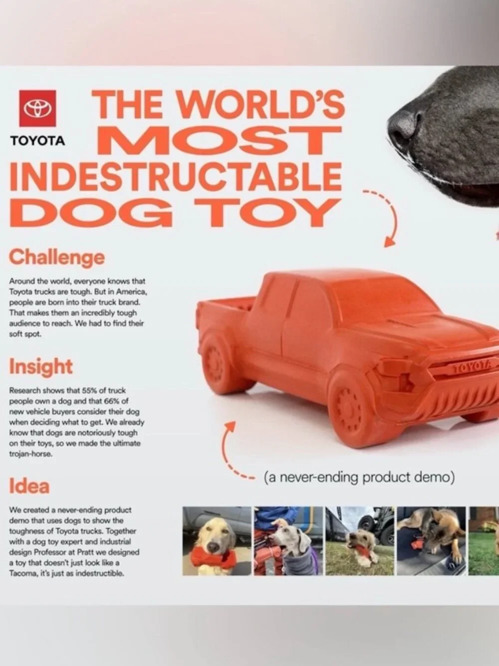 Dog Rubber Chew Toy - Toyota Tacoma Truck Limited Special Edition TRD NWT